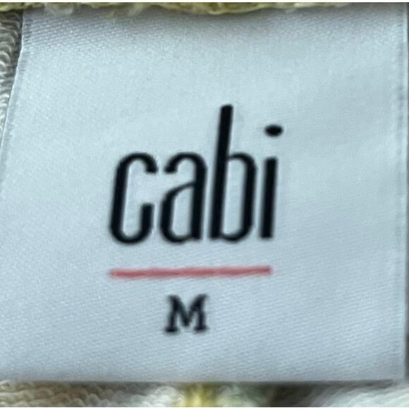 CABI 2-PC PAJAMA SET-LOUNGER, LONG SLV, WOMENS, TOP-L, BOTTOMS-M, YELLOW/DK GREY - Picture 8 of 12